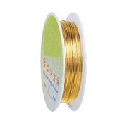 Smykkewire- smykketråd. Forgyldt kobber. Grade A. 1 mm